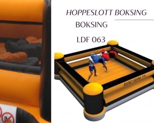 Oppblåsbare spill Hoppeslott Boksing LDF 063