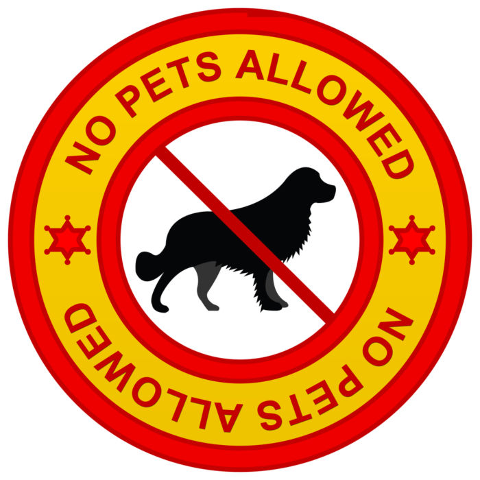 No pets allowed 1