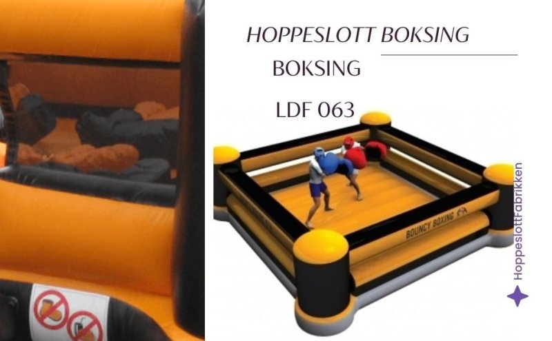 Oppblåsbare spill Hoppeslott Boksing LDF 063